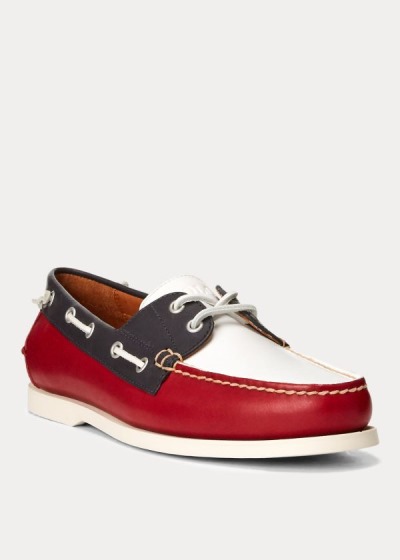 Zapatos De Barco Polo Ralph Lauren Hombre Multicolor - Merton Leather - XGBUD5137